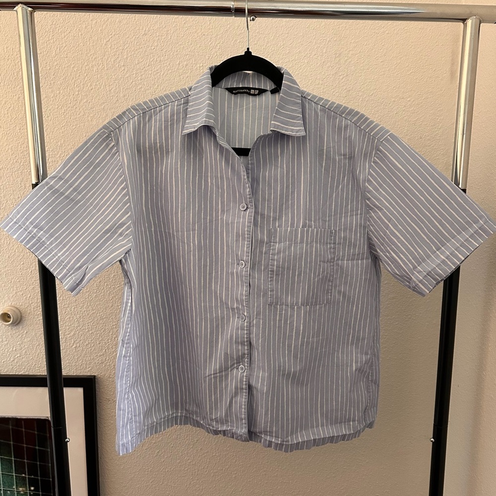 Marimekko X Uniqlo relaxed shirt woman